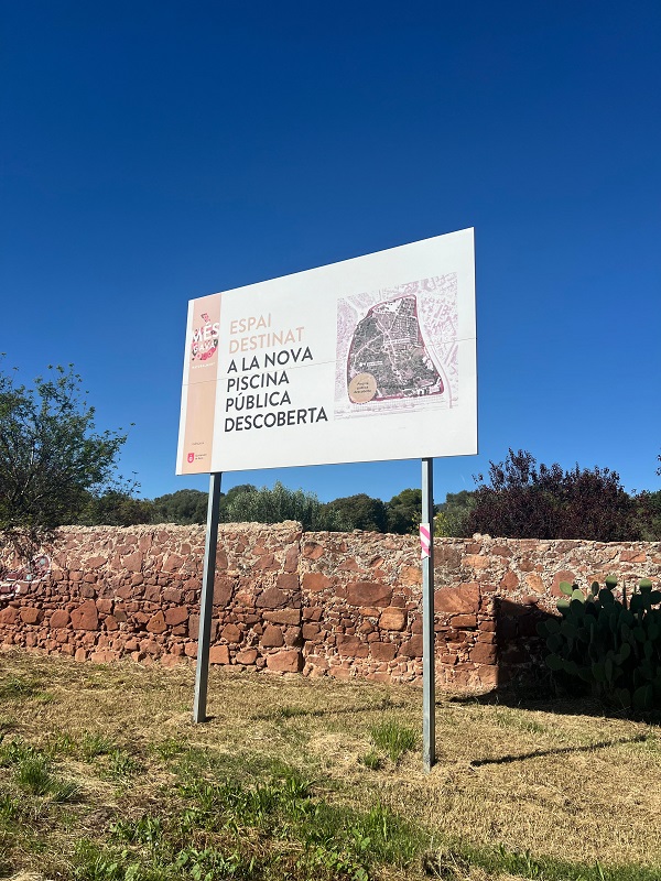 La piscina descoberta de ca n’Horta esdevindrà un gran complex d’activitat física, oci saludable i esport
